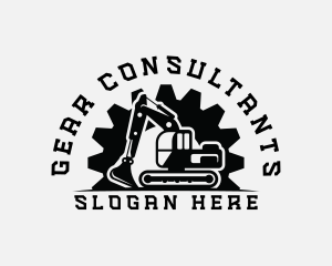 Construction Excavator Gear logo