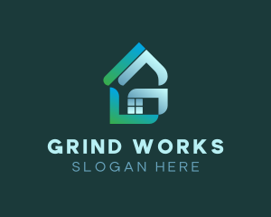 Modern House Letter G logo design