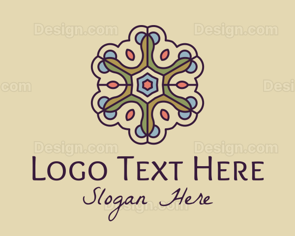 Floral Decor Pattern Logo