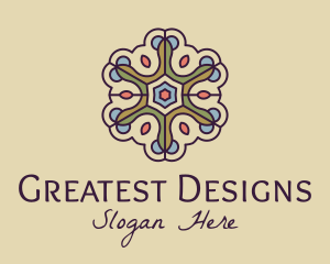 Floral Decor Pattern  logo design