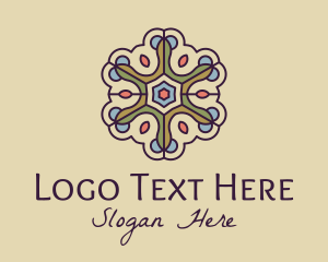 Decorative - Floral Decor Pattern logo design