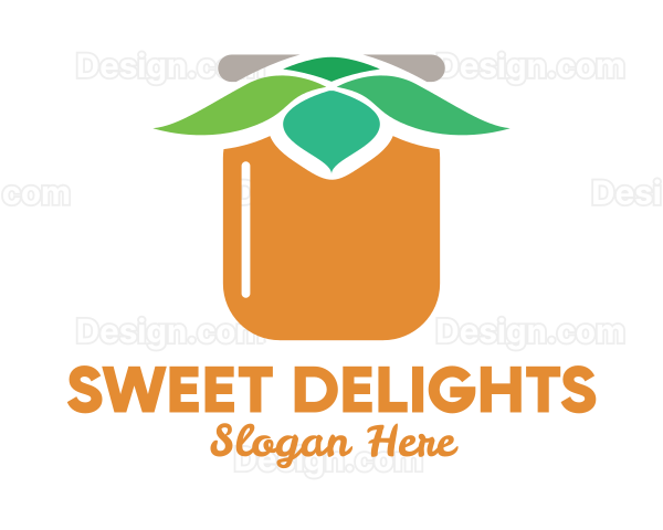 Orange Leaves Jar Logo