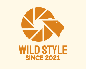 Wild Lion Camera logo design