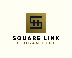 Gold Luxe Letter S logo design