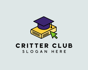 Online Course Book logo design