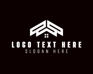 Roofing Contractor Builder logo design