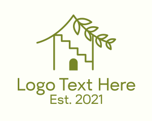 Indoor Plant Home logo design