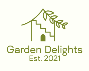 Indoor Plant Home logo design