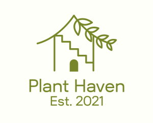 Indoor Plant Home logo design