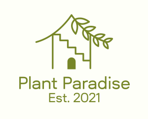 Indoor Plant Home logo design