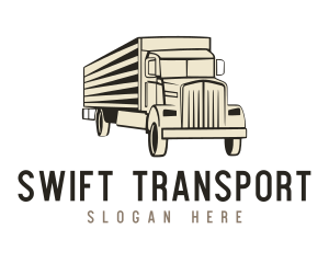 Transport Cargo Trucking logo design