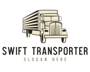 Transport Cargo Trucking logo design