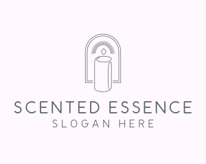 Scented Candle Home Decor logo design