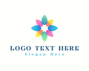 Elegant Flower Petals logo