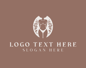 Lingerie Woman Boutique logo design