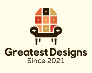 Interior Design Armchair logo design