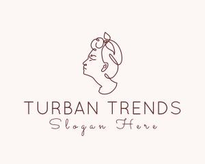 Monoline Turban Woman logo