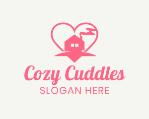 Heart Cozy Home logo design