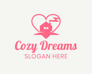 Heart Cozy Home logo design