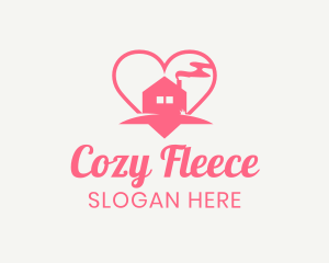 Heart Cozy Home logo design