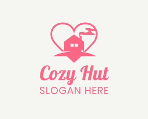 Heart Cozy Home logo design