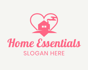 Heart Cozy Home logo design