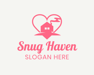 Heart Cozy Home logo design