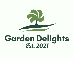 Tree Plant Gardening  logo design