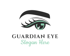 Eyelashes Eyebrow Beauty Salon logo design