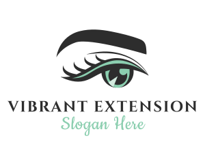 Eyelashes Eyebrow Beauty Salon logo design