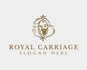 Royal Lion King logo design