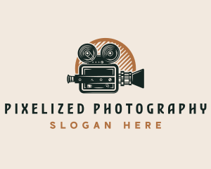 Vintage Film Camera logo design