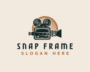 Vintage Film Camera logo design