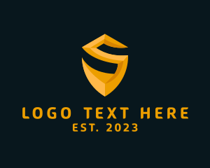 Startup Shield Business Letter S logo