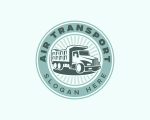 Dump Truck Vehicle logo design