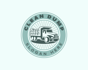 Dump Truck Vehicle logo design