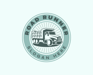 Dump Truck Vehicle logo