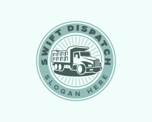 Dump Truck Vehicle logo design