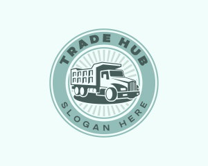 Dump Truck Vehicle logo