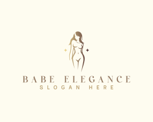 Elegant Woman Sexy Body logo design