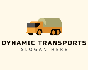 Logistics Tank Truck Transport logo design