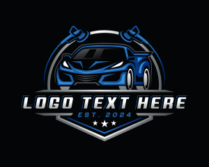 Polishing Car Detailing logo design