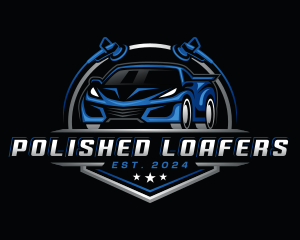 Polishing Car Detailing logo design