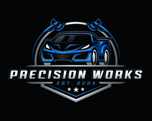 Polishing Car Detailing logo design