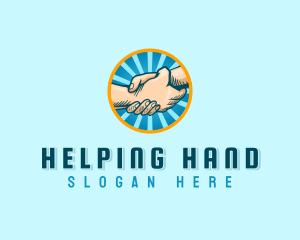 Helping Hand Care logo design