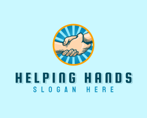 Helping Hand Care logo design