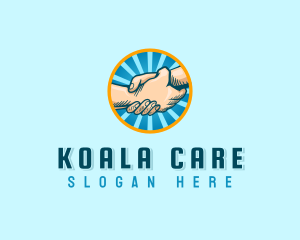 Helping Hand Care logo design