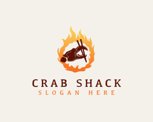 Fire Restaurant Crab logo