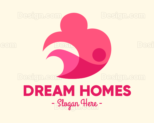 Pink Human Cloud Logo