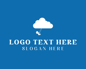 Child Cloud Sky logo design